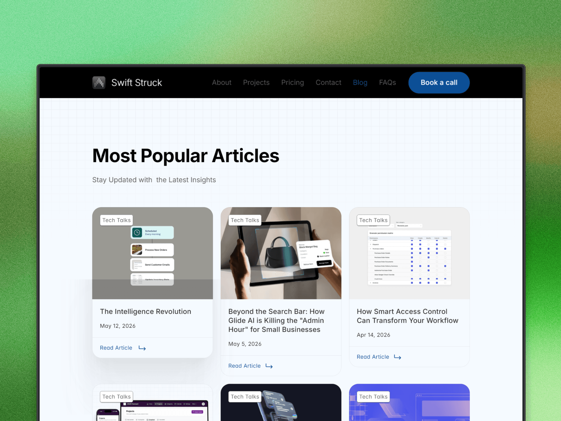 Swiftstruck | Blog