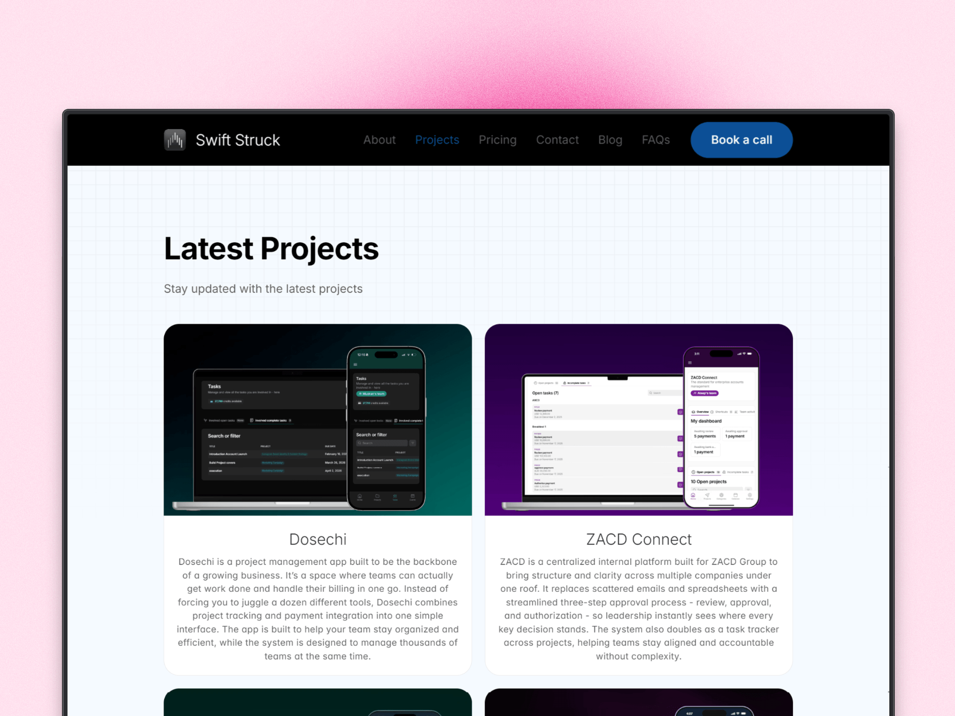 Swiftstruck Projects