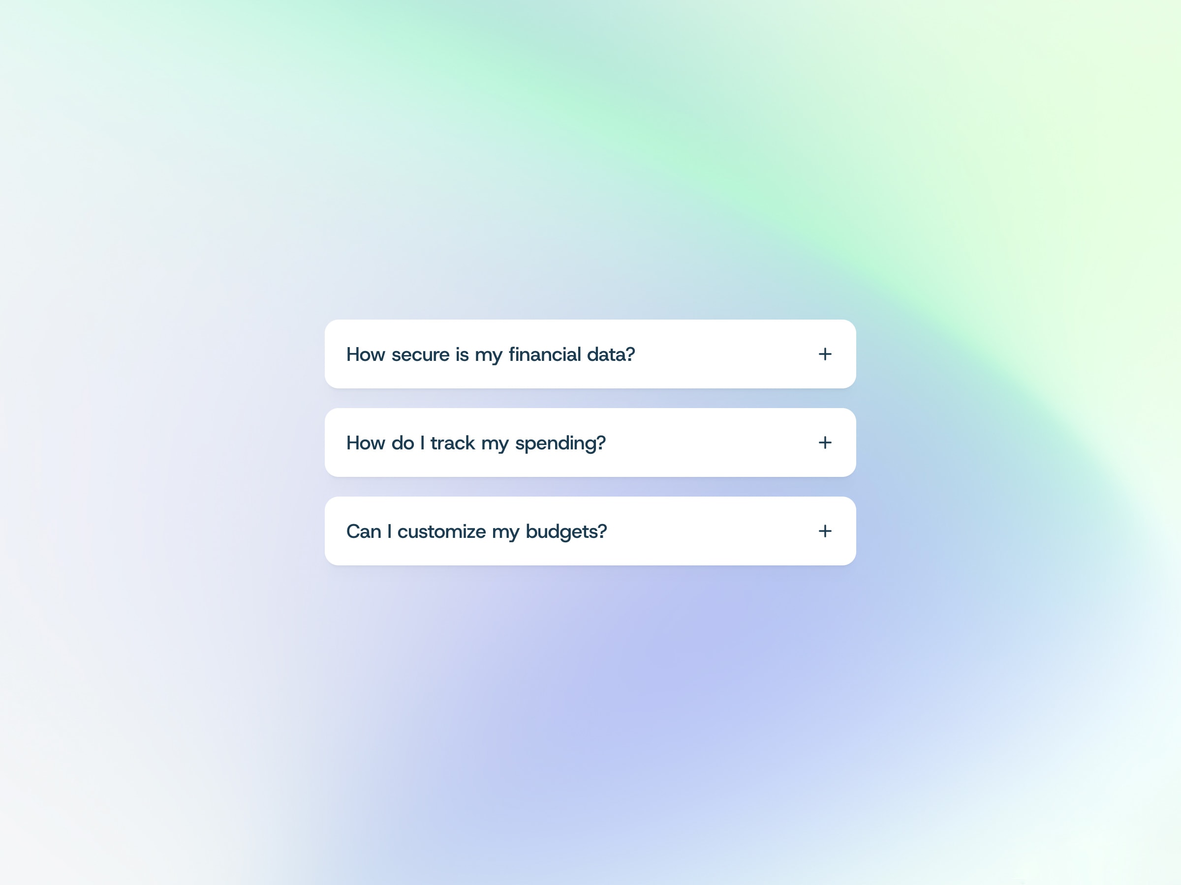 FAQ List Accordion