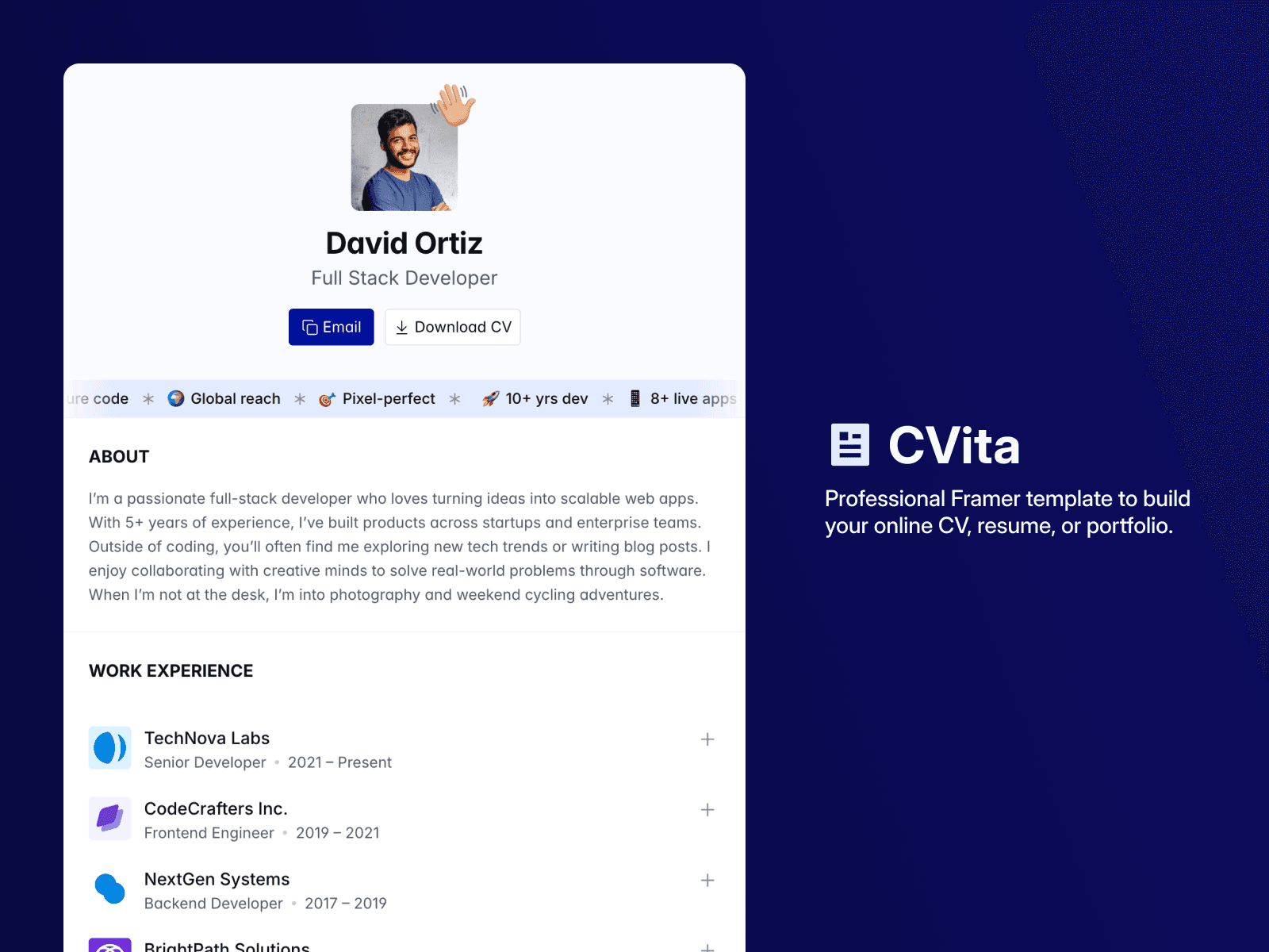 CVita - CV Template