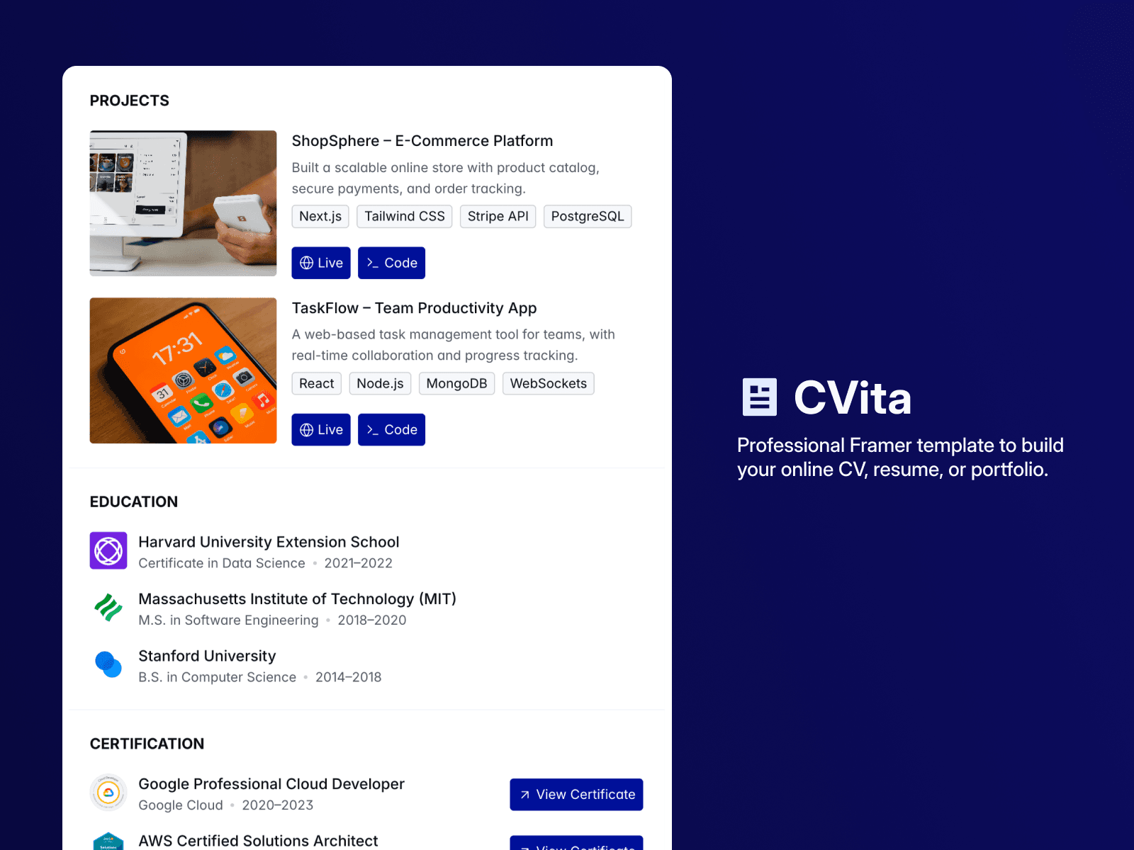 CVita - CV Template