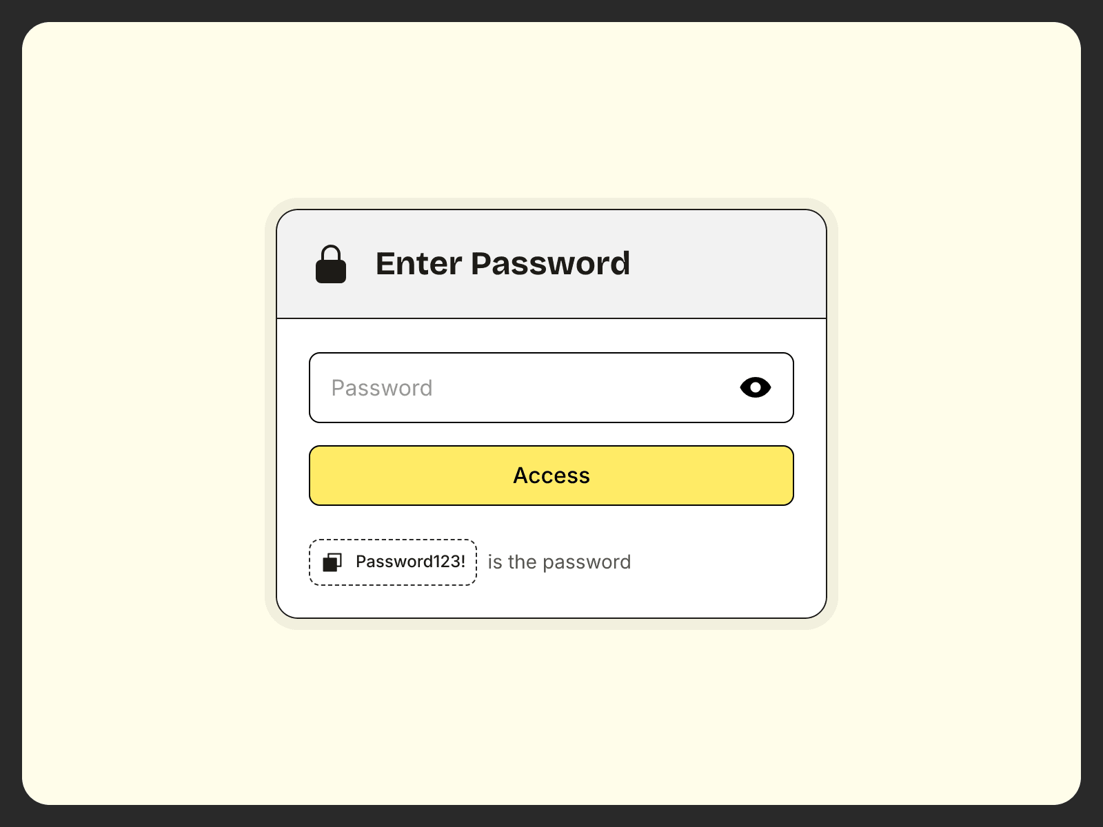 Password Protected