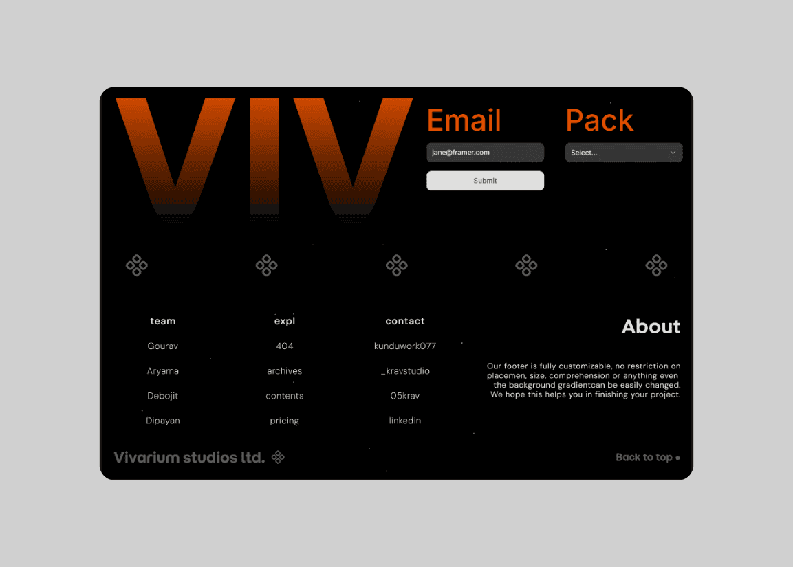 Footer VIV