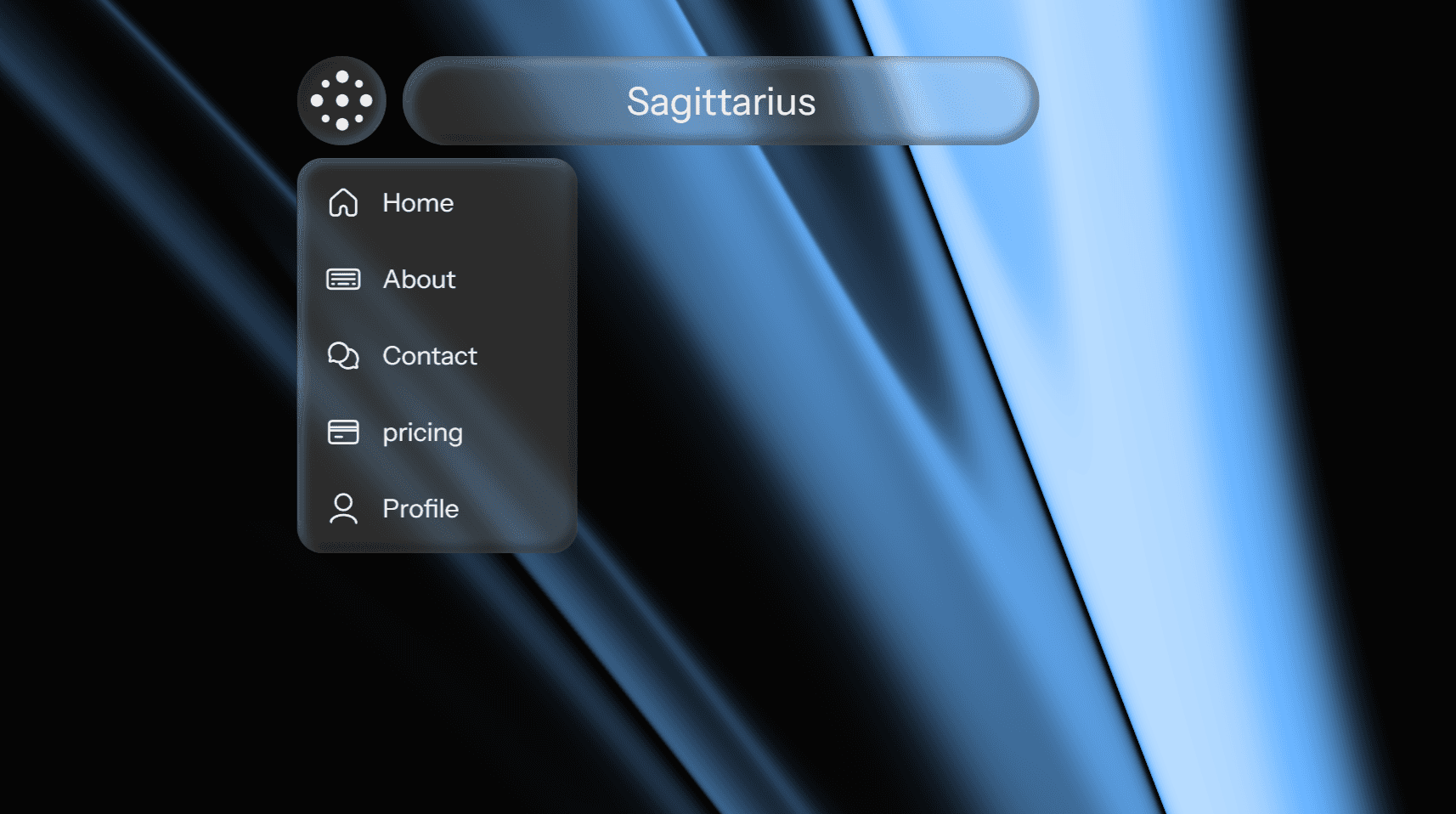 Liquid Glass Navmenu