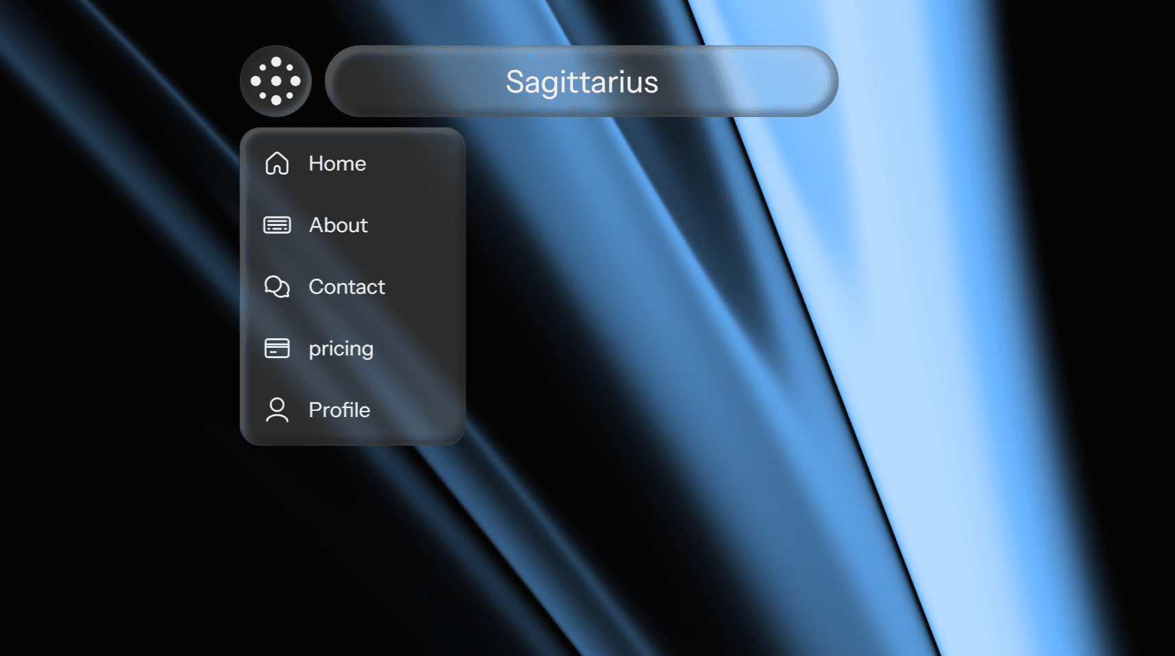 Liquid Glass Navmenu