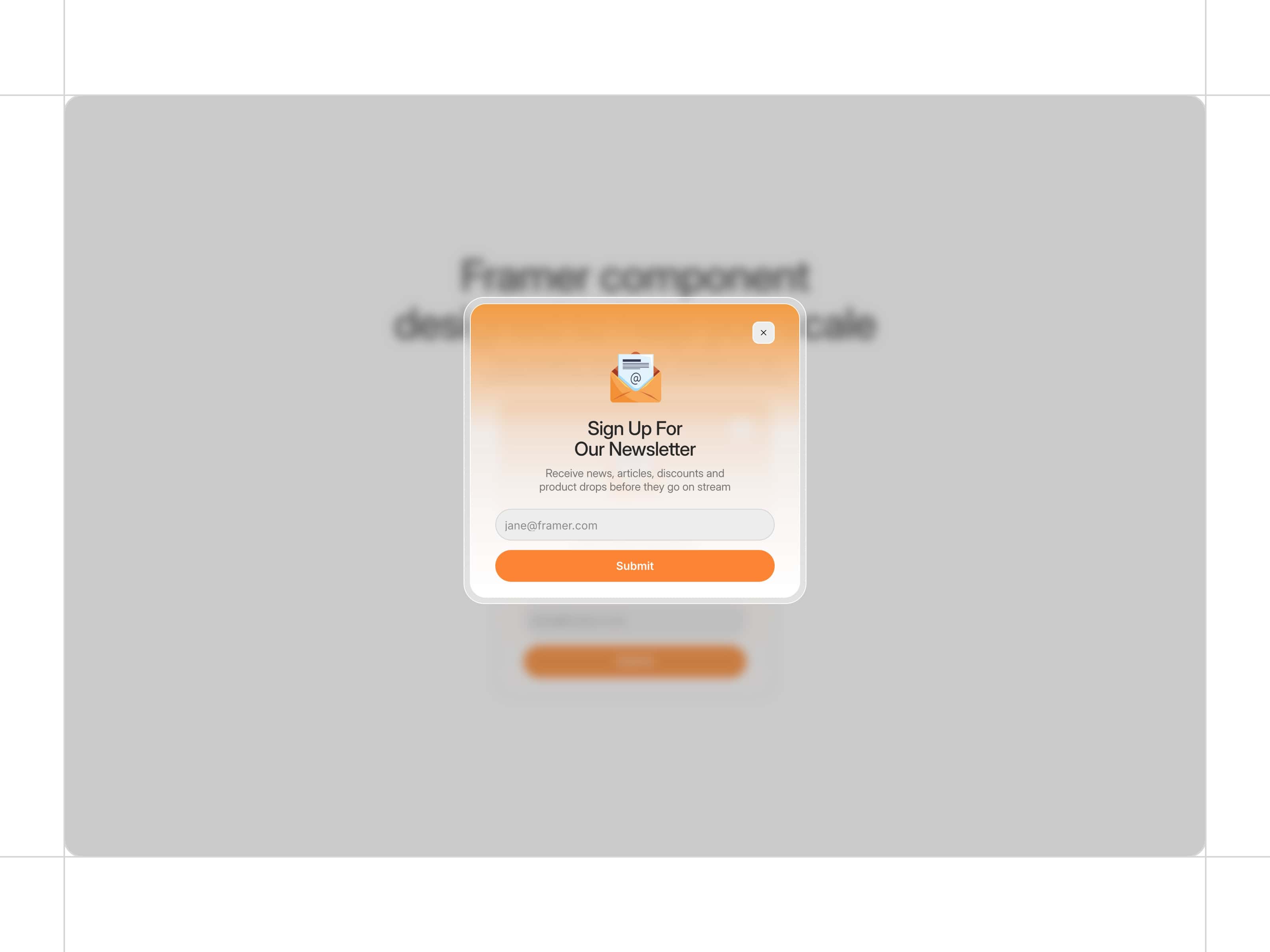 Newsletter Modal Pop
