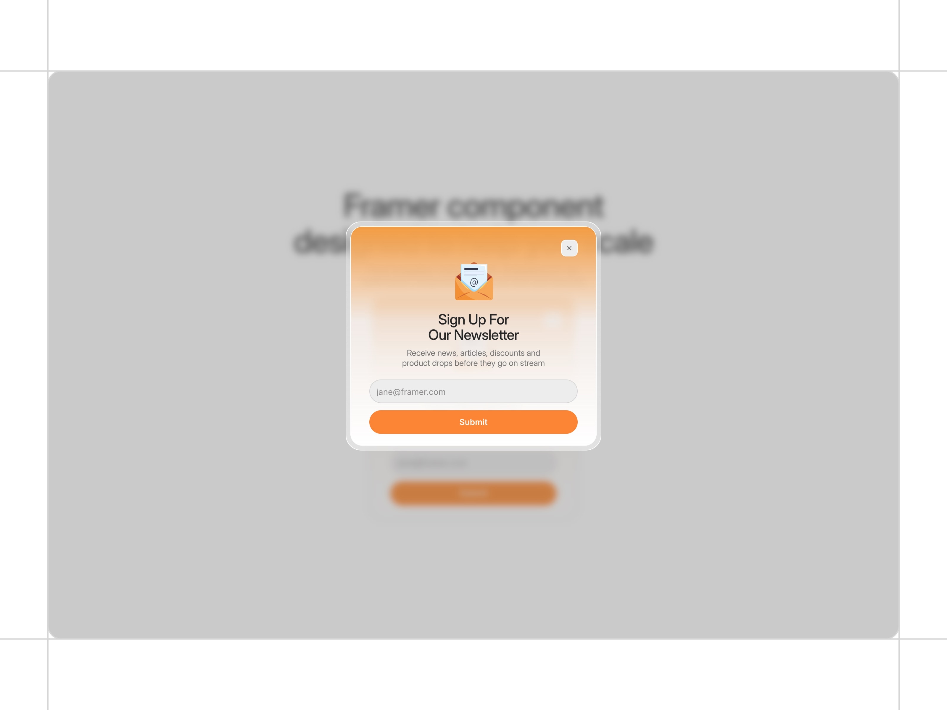 Newsletter Modal Pop