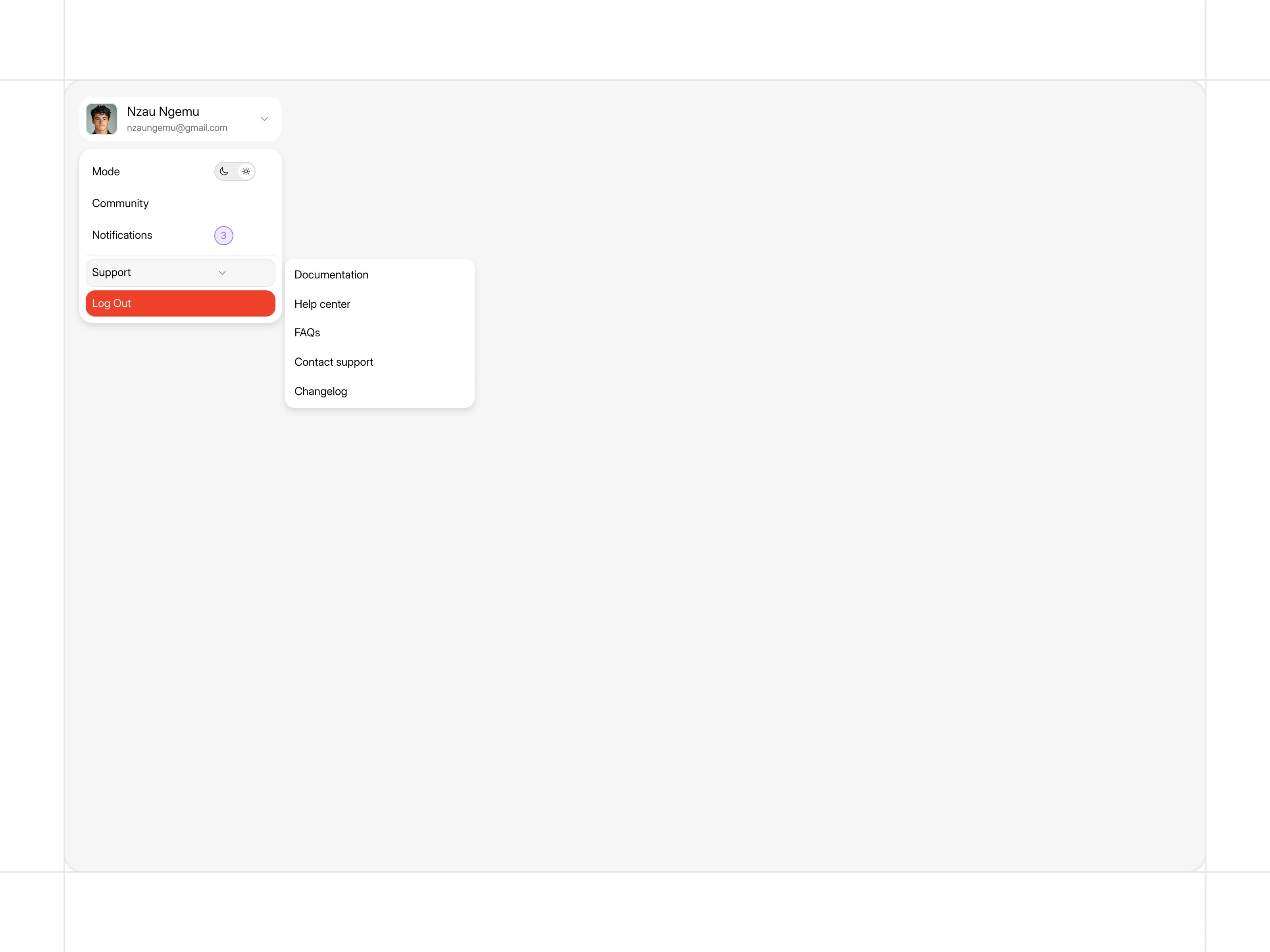 Account Dropdown Pro
