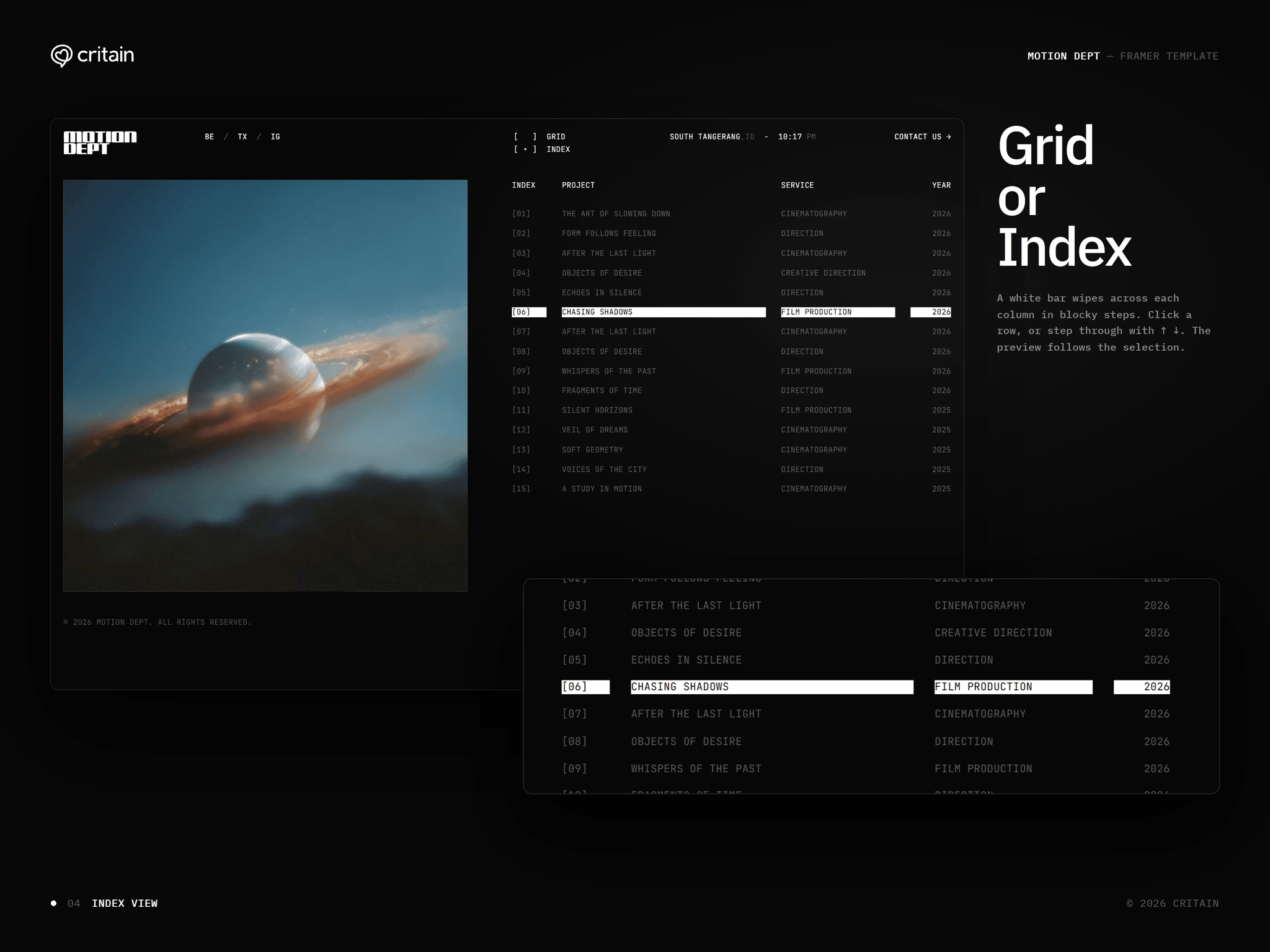 Motion Dept — 3D