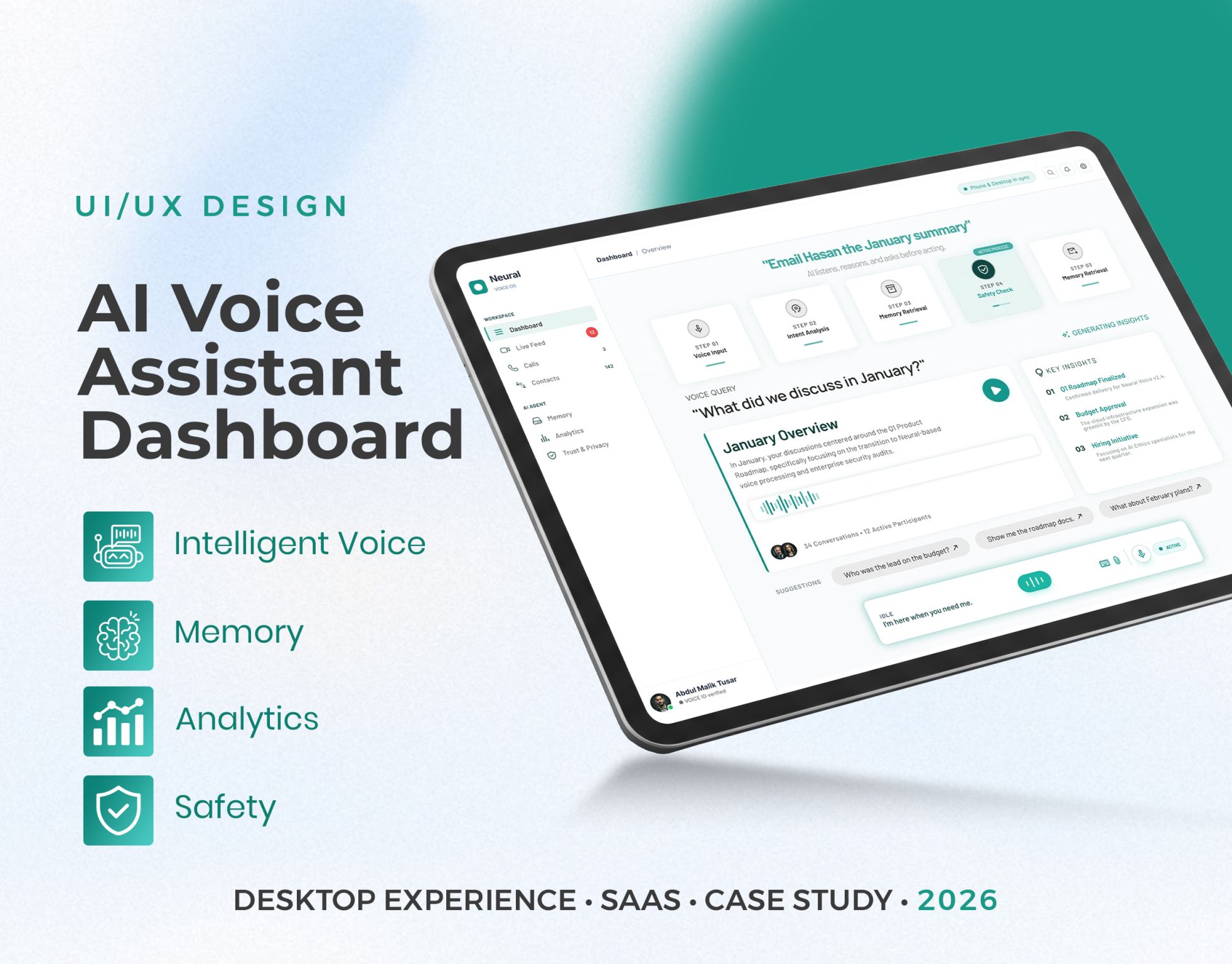 Most AI voice assistants still work like a black box.You speak. AI acts. You hope it understood correctly.I explored a different approach with the Neural Voice Communication App, a voice-first experience built around transparency, control, and human approval.Instead of executing commands instantly, the AI:✅ Shows what it understood🧠 Explains its reasoning.Lets users approve, edit, or cancel before taking actionBecause great AI isn't just about automation—it's about building trust. I believe the future of Voice AI will be defined by transparency, not just intelligence. What feature would make you trust an AI voice assistant more?
