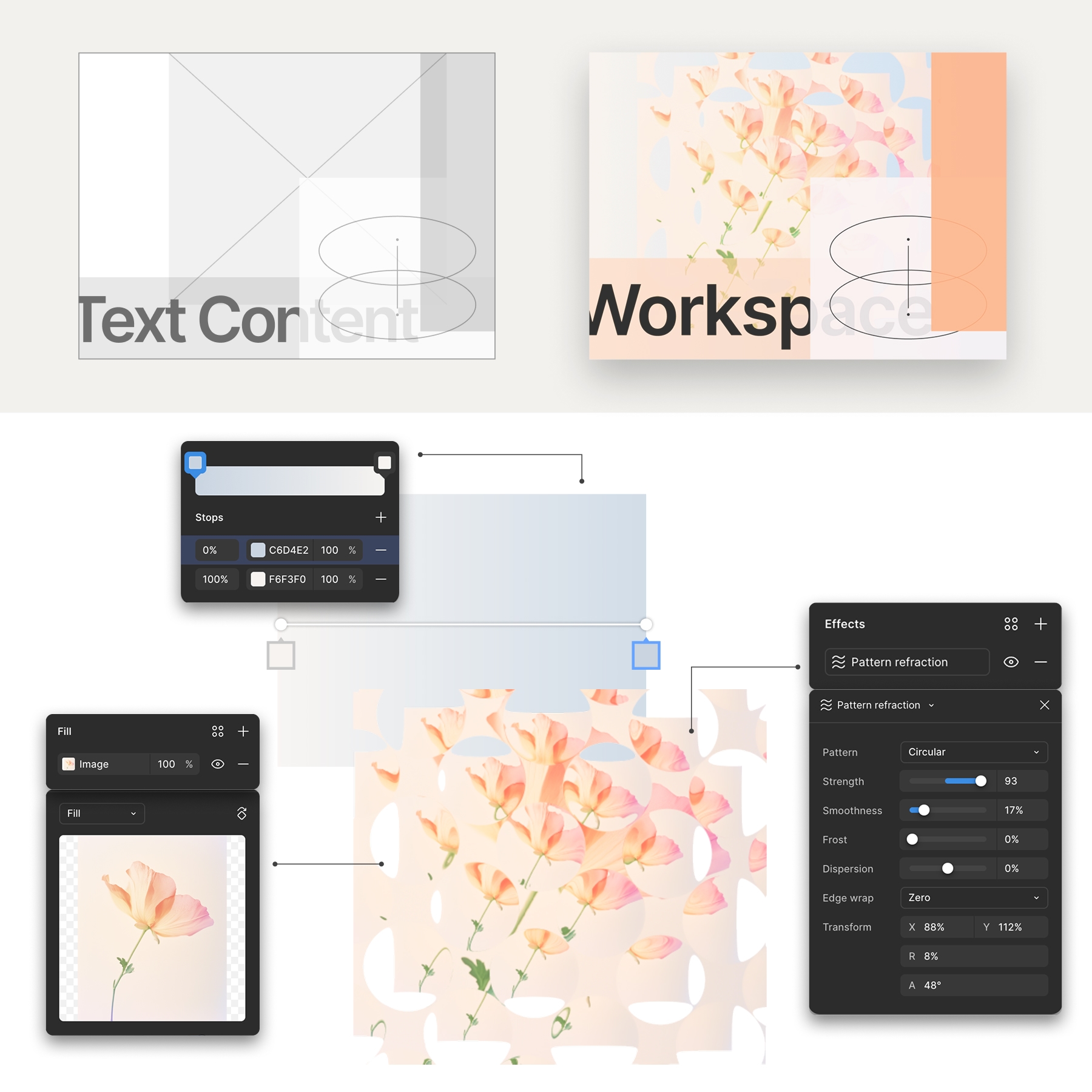 Sharing how I created the blog cover for SuppAI, my @Framer template, using Figma Shaders.Such a simple way to add beautiful effects to your visuals.