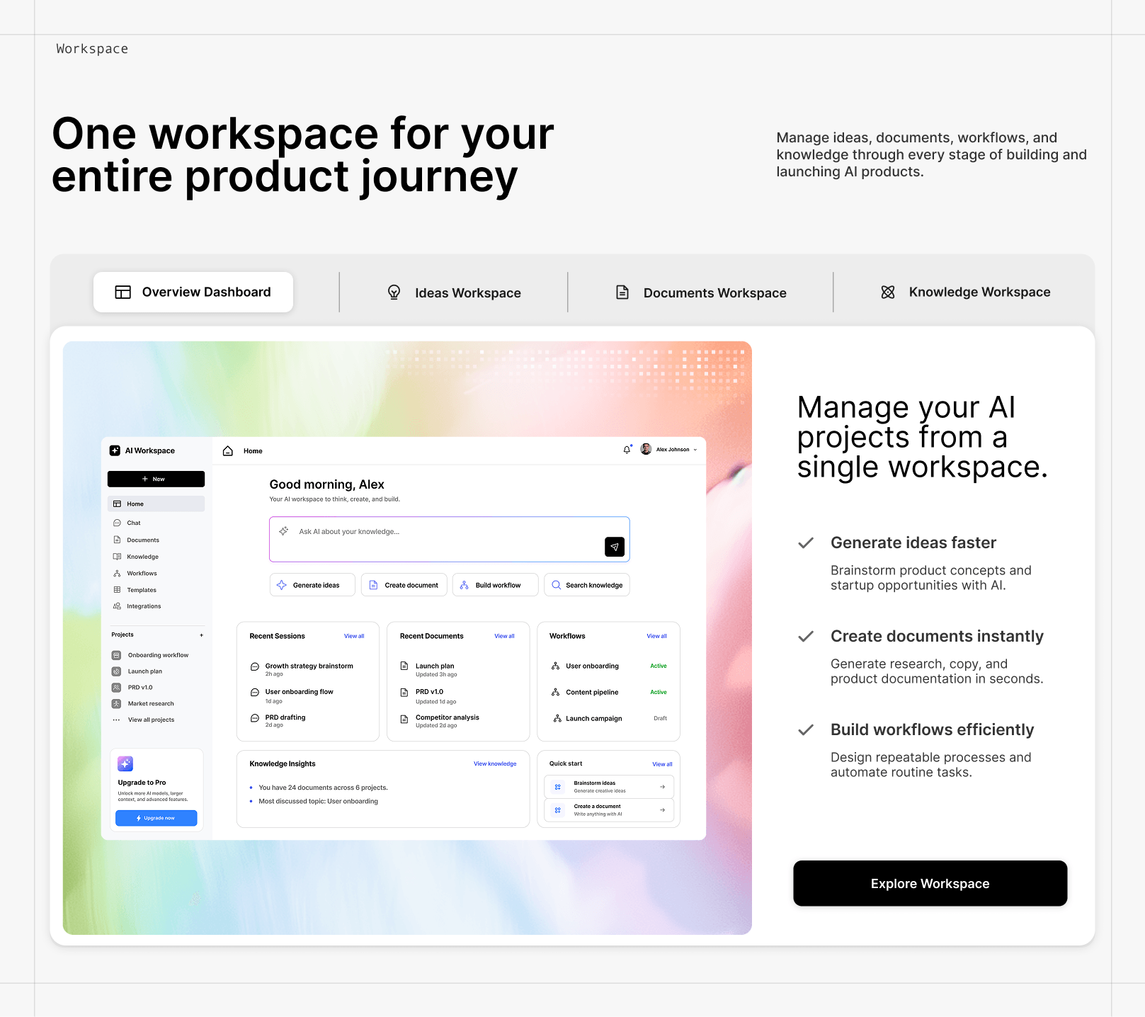 Still can't post GIFs here...SuppAI exploration process ✨A look back at the journey behind my AI Workspace @Framer template.From early concepts to the final design — exploring, refining, and shaping every detail along the way.Explore SuppAI ↓ go-readytolaunch.com/template/suppai