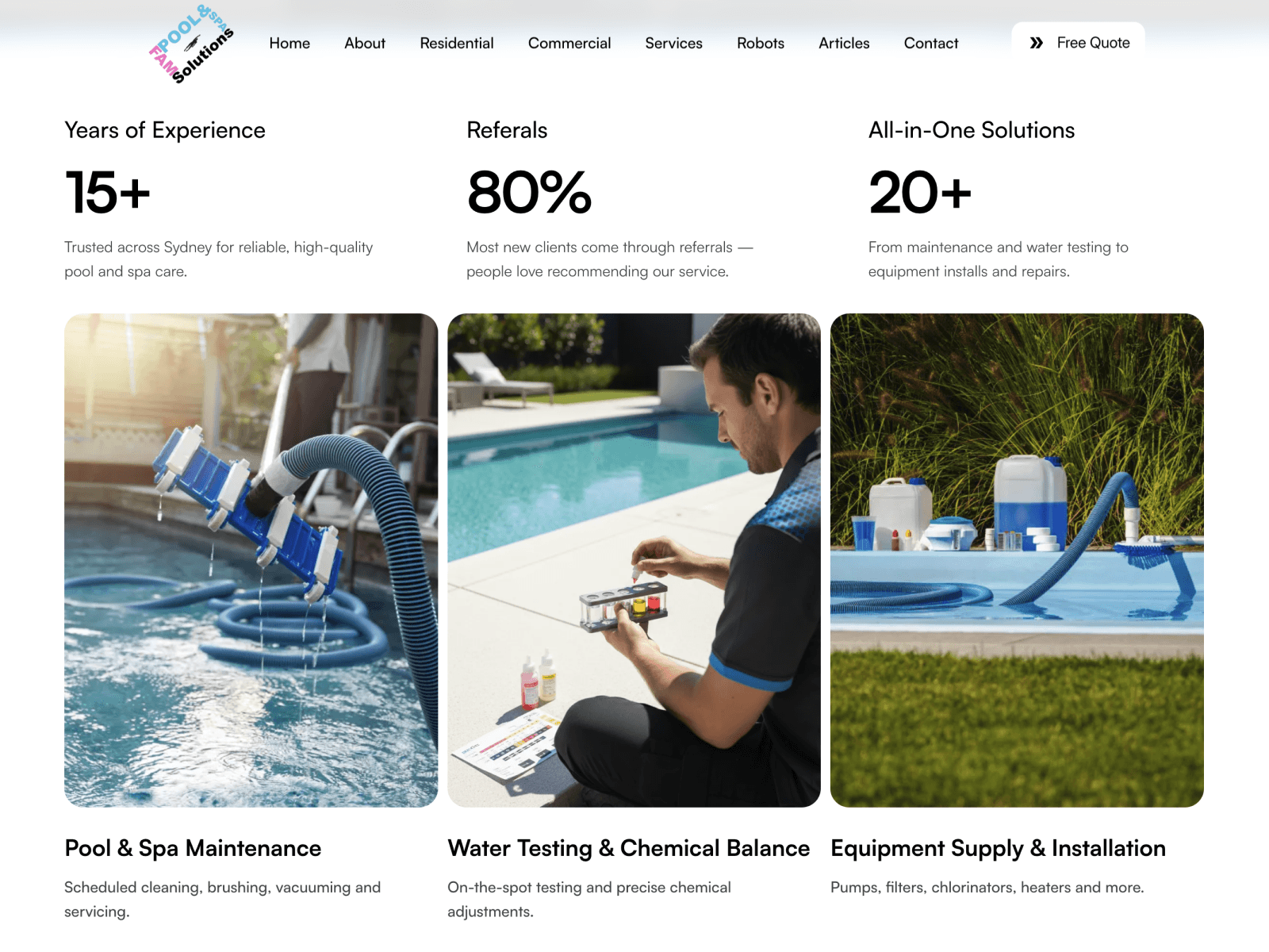 FAM Pool Solutions