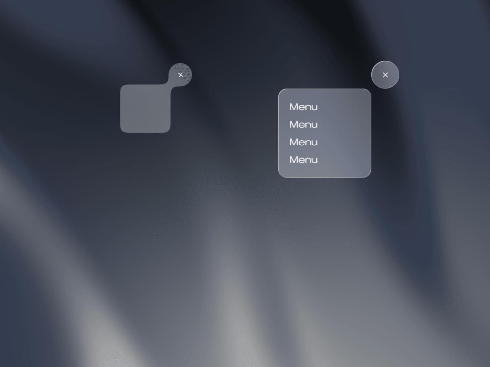 Gooey Glass Nav