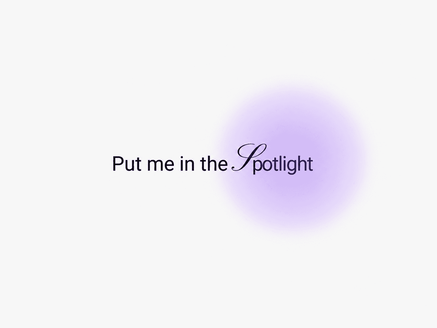 WebXCursor Spotlight