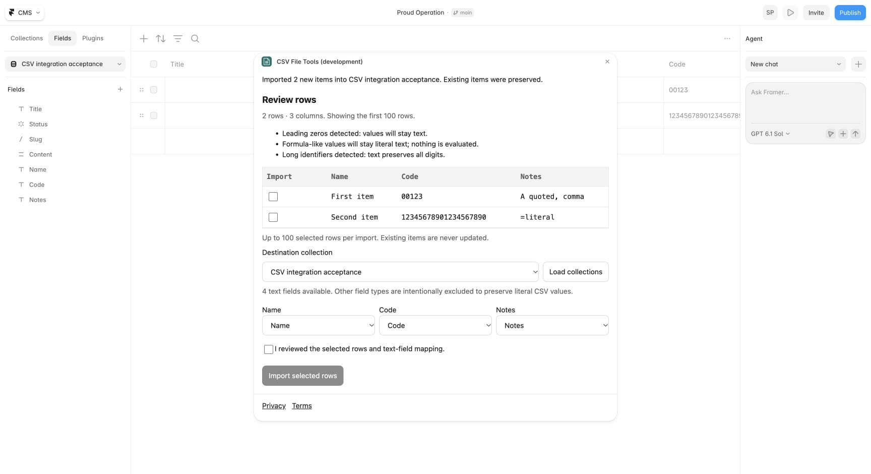 CSV File Tools