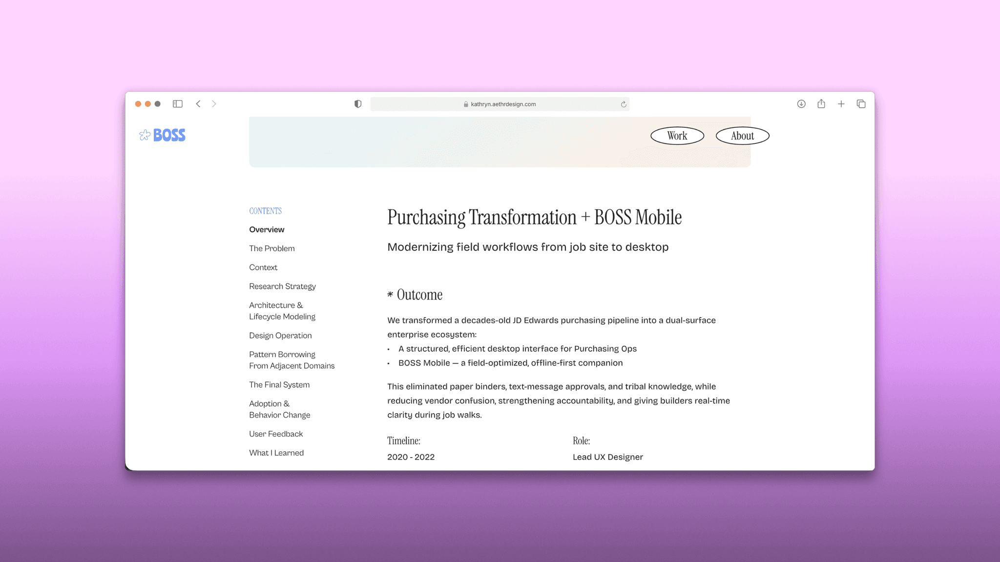 KB Design Portfolio