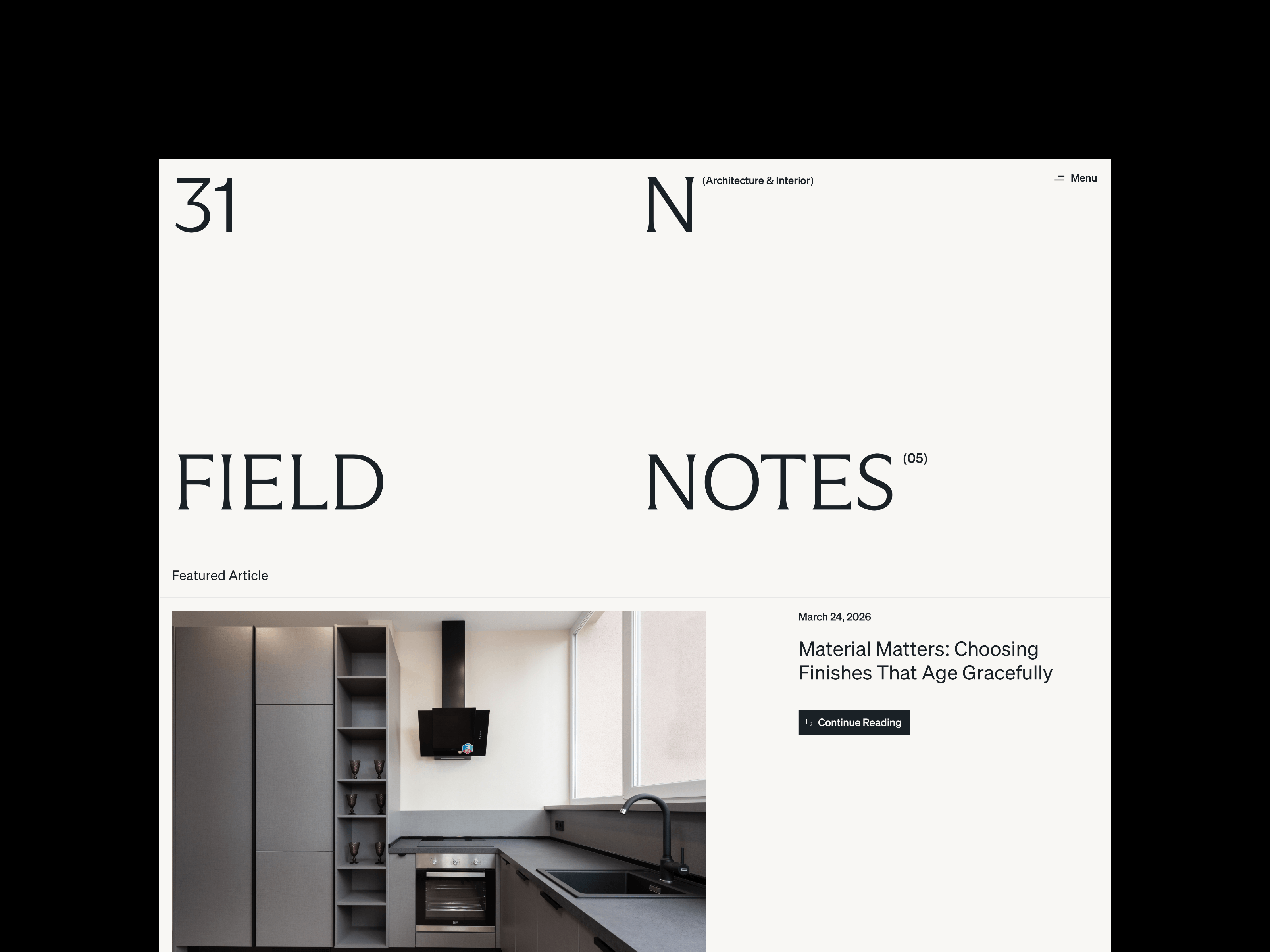 31 N Editorial