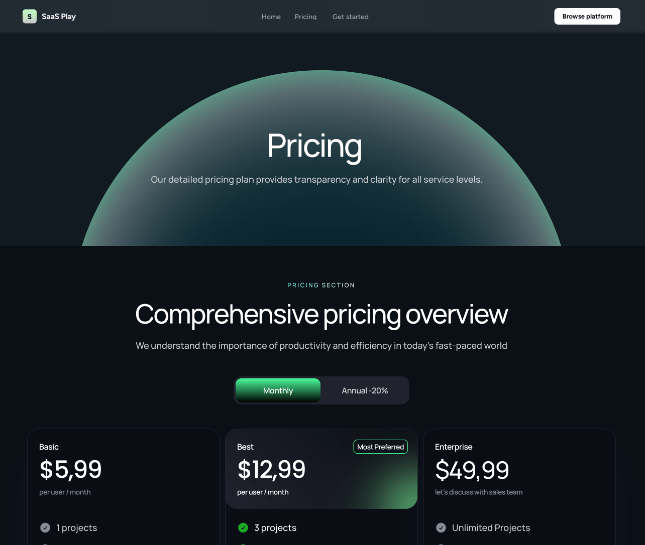 Play Fintech Site