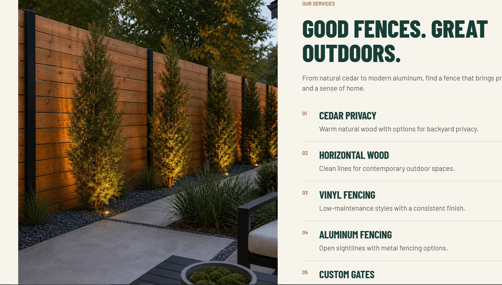 cedarline-fencing