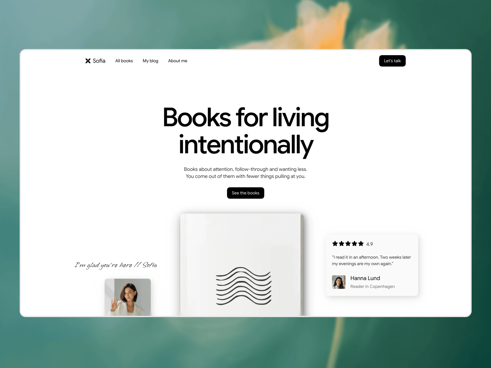 Sofia Author website