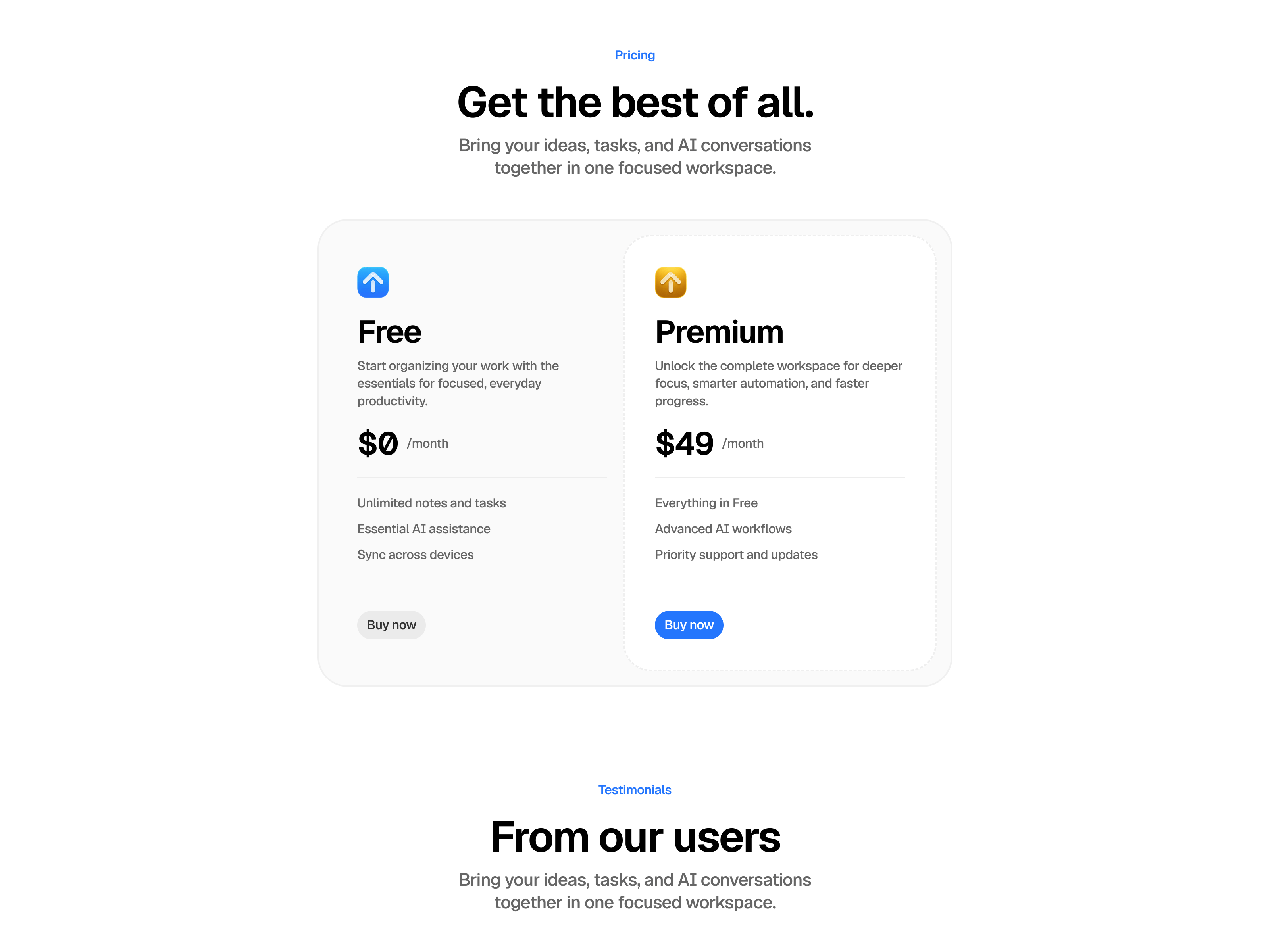 App Landing