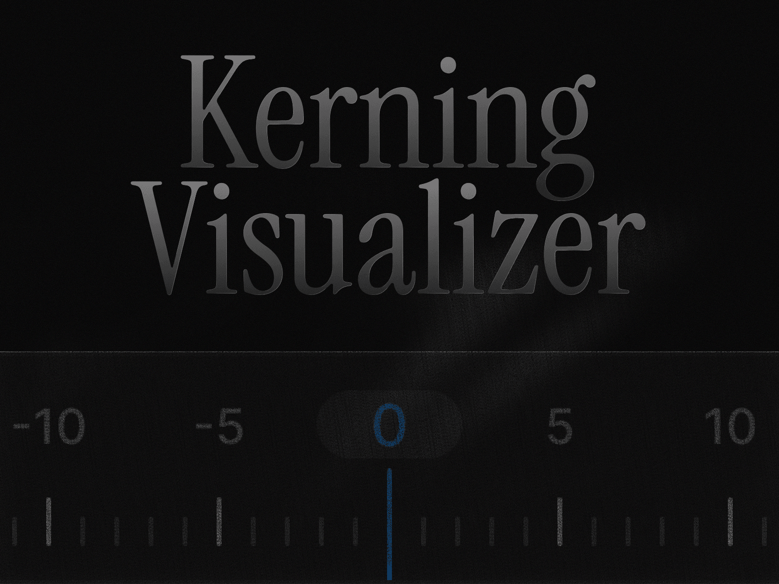 Kerning Visualizer