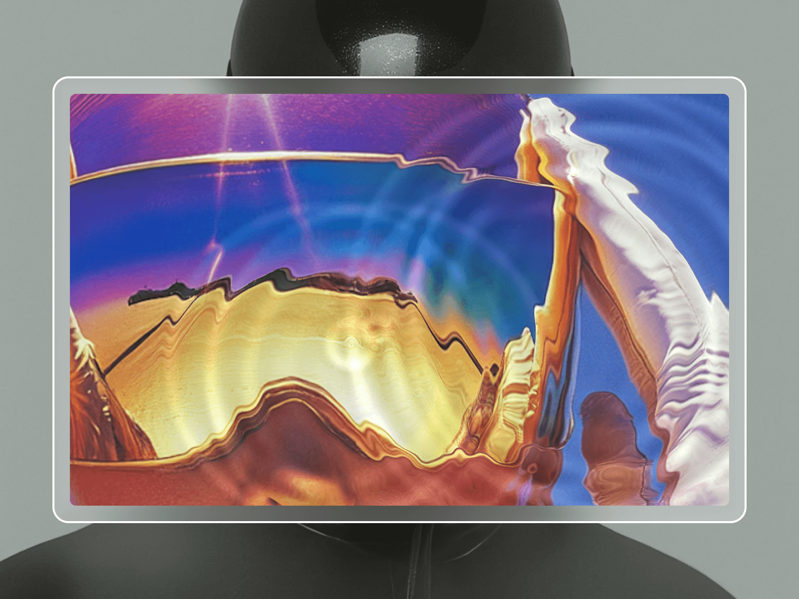 Liquid hover effect