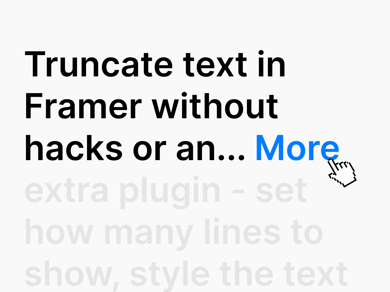 Show More/Less text