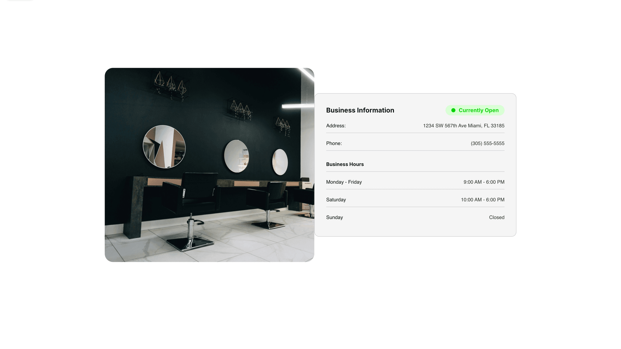 Live Business Card