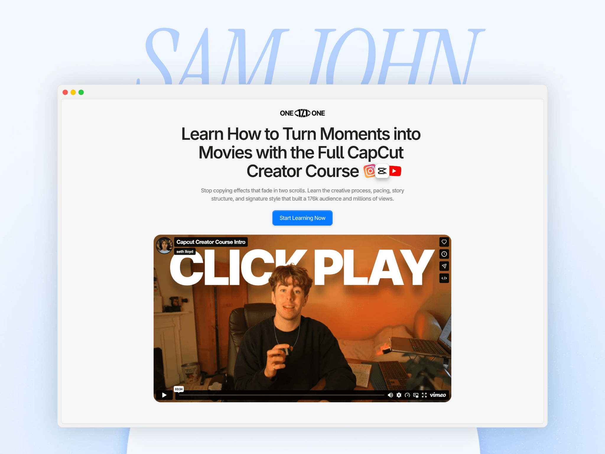 Sam John Creates
