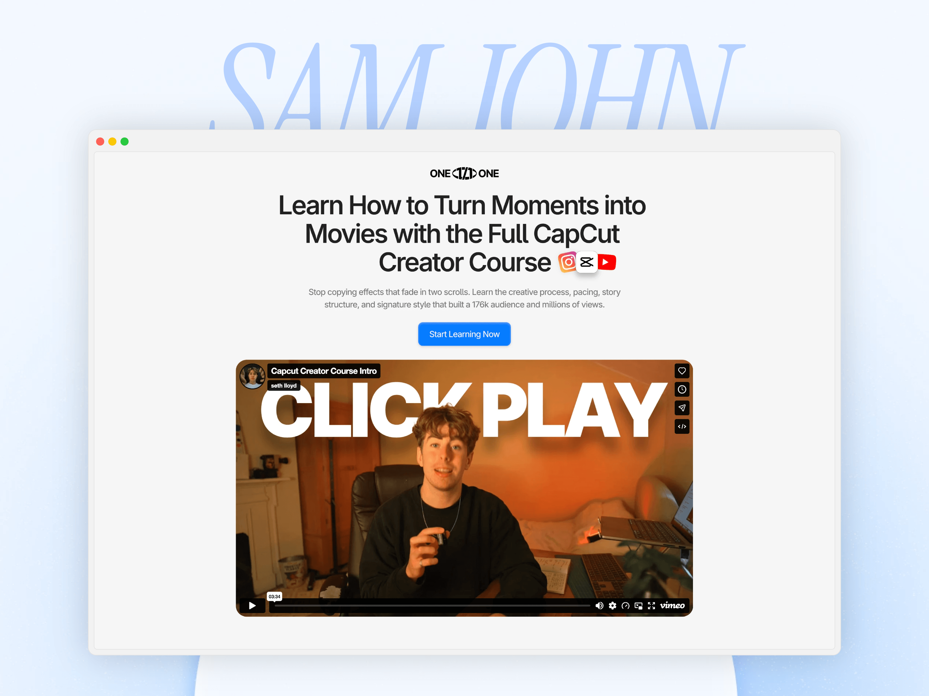 Sam John Creates