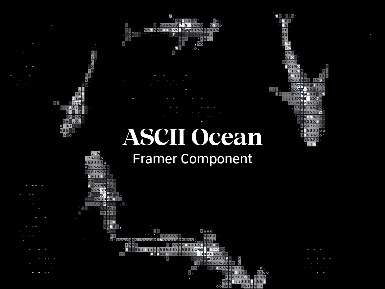 ASCII Ocean