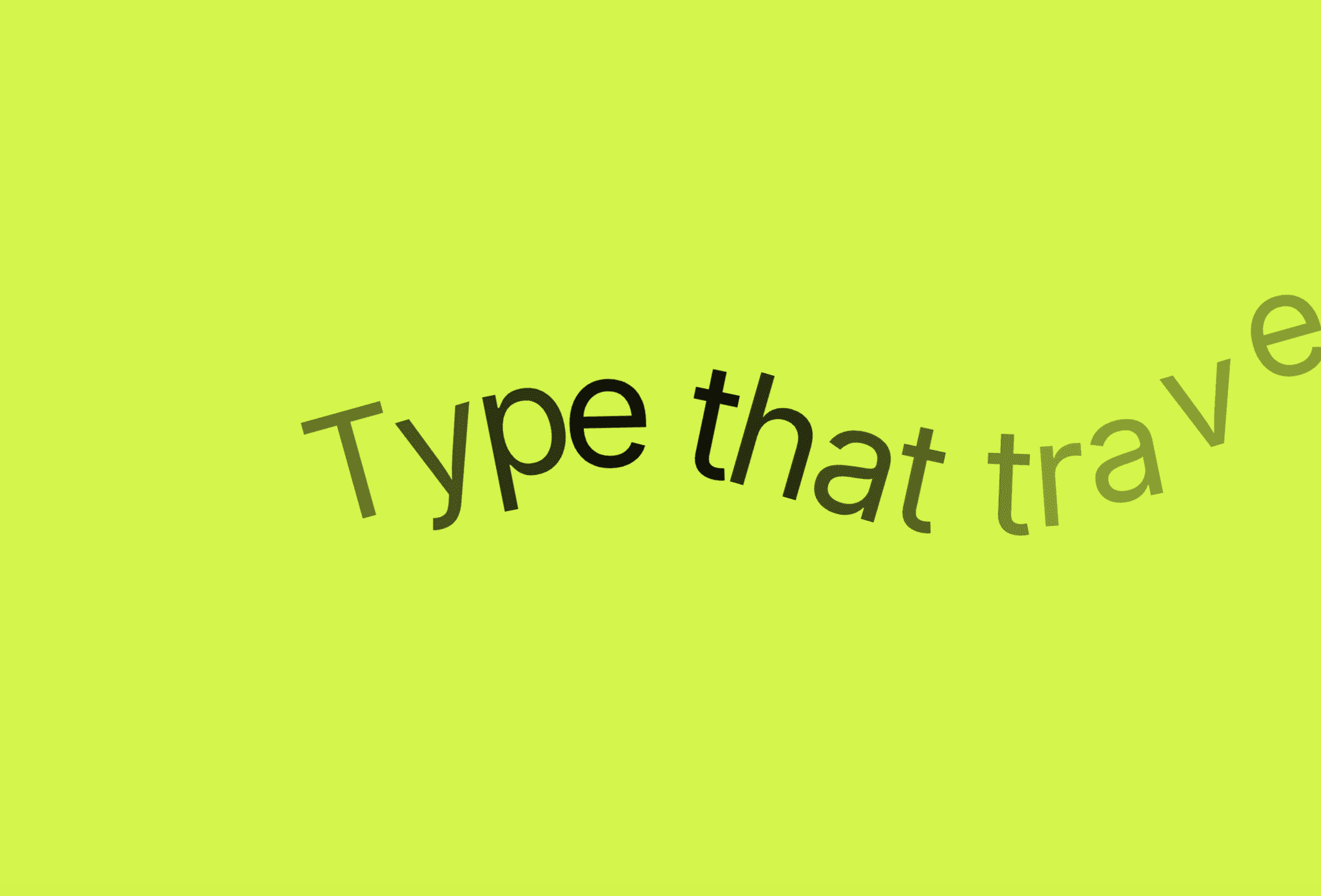 Scrolling Wave Text