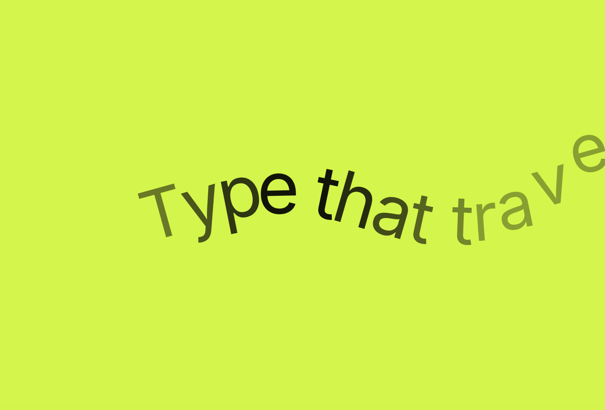 Scrolling Wave Text