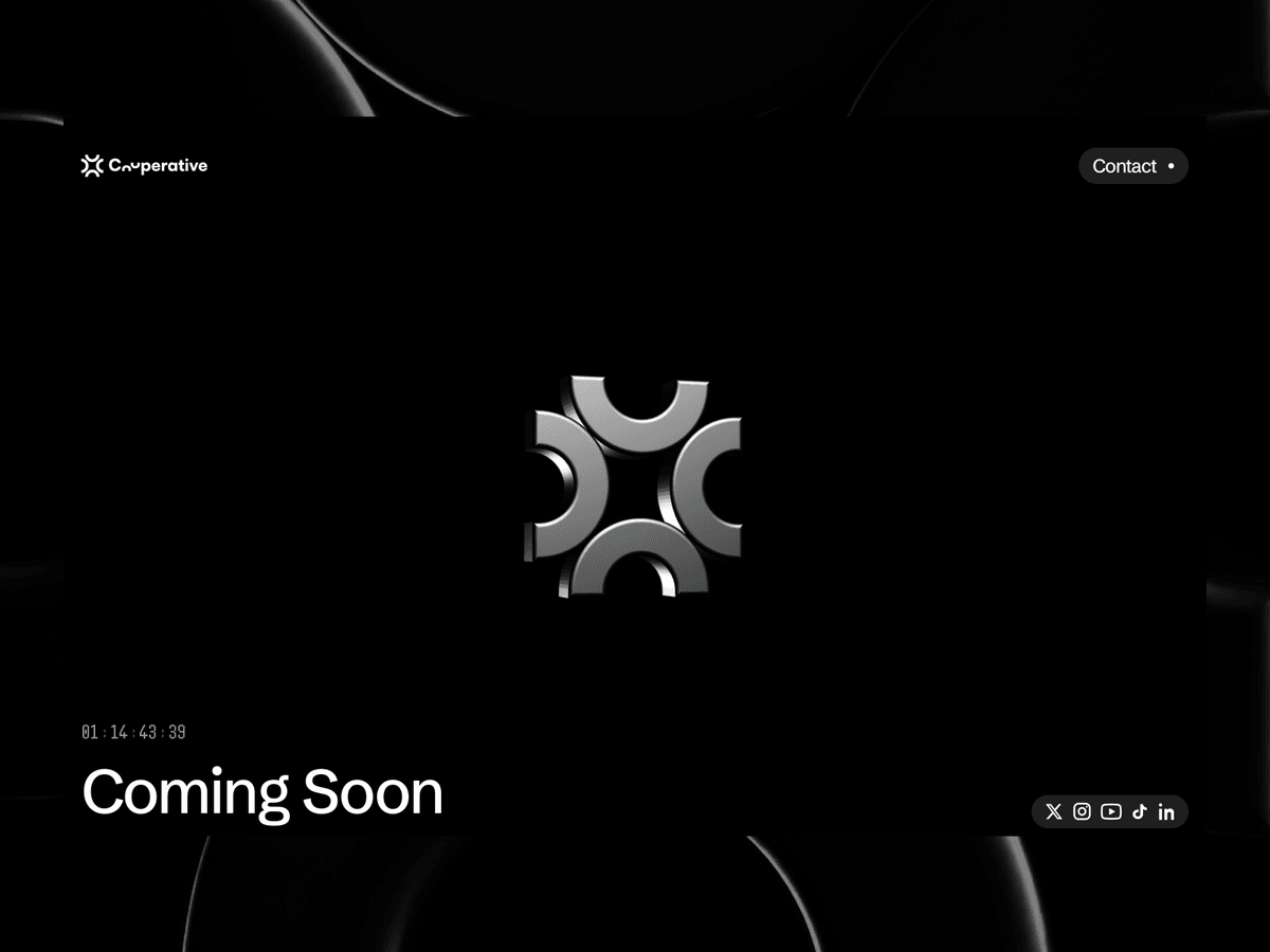 Outset: A dark, single-purpose coming-soon page for Framer, built for launches that want a countdown and one strong 3D mark.