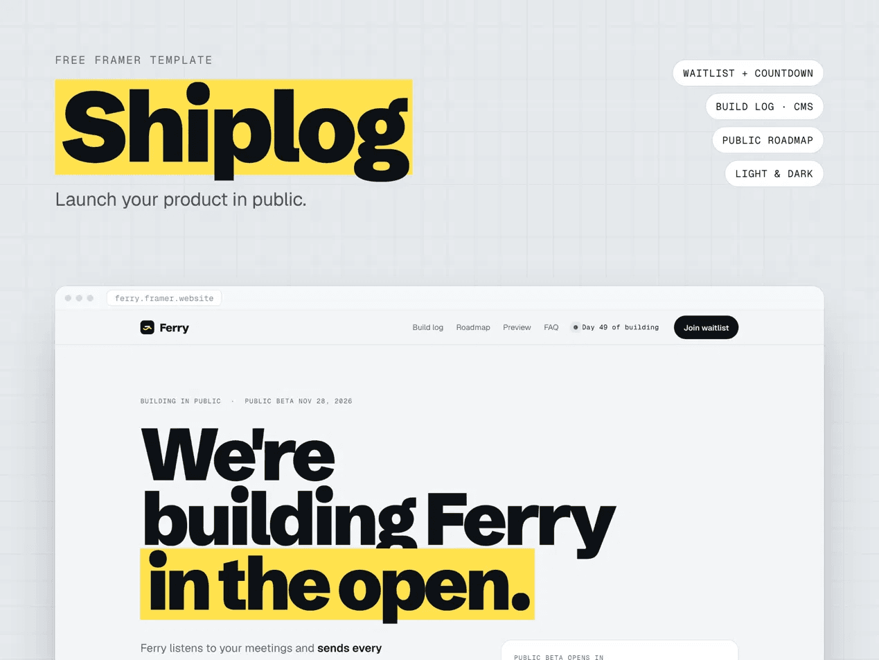 Shiplog Site