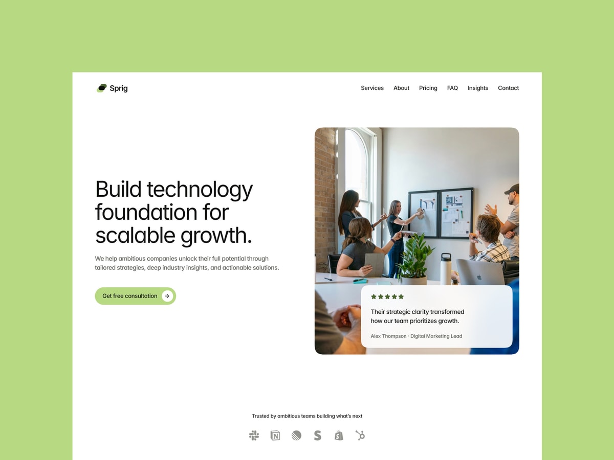 Sprig Advisory by Zain Malik