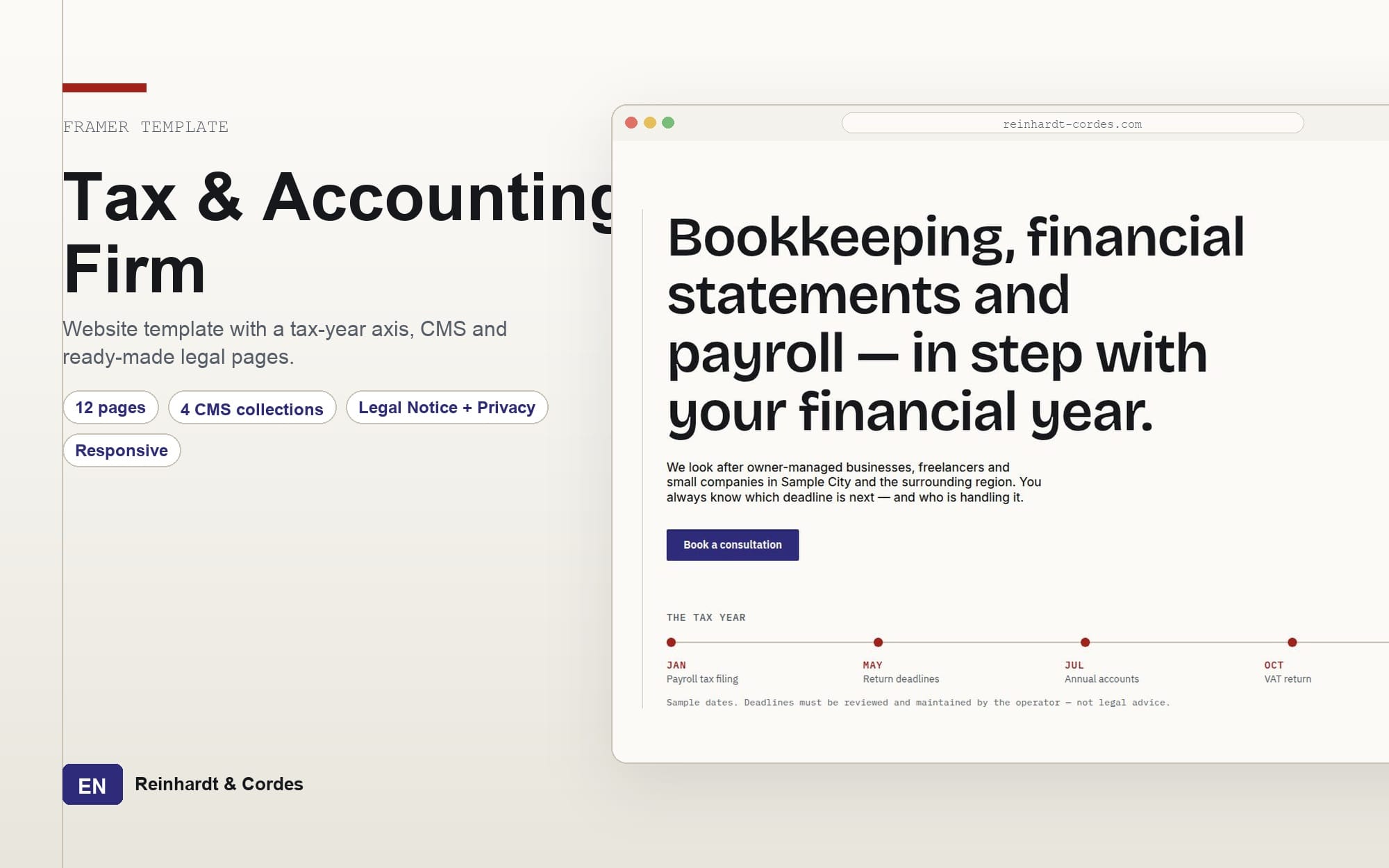 Tax Firm Template