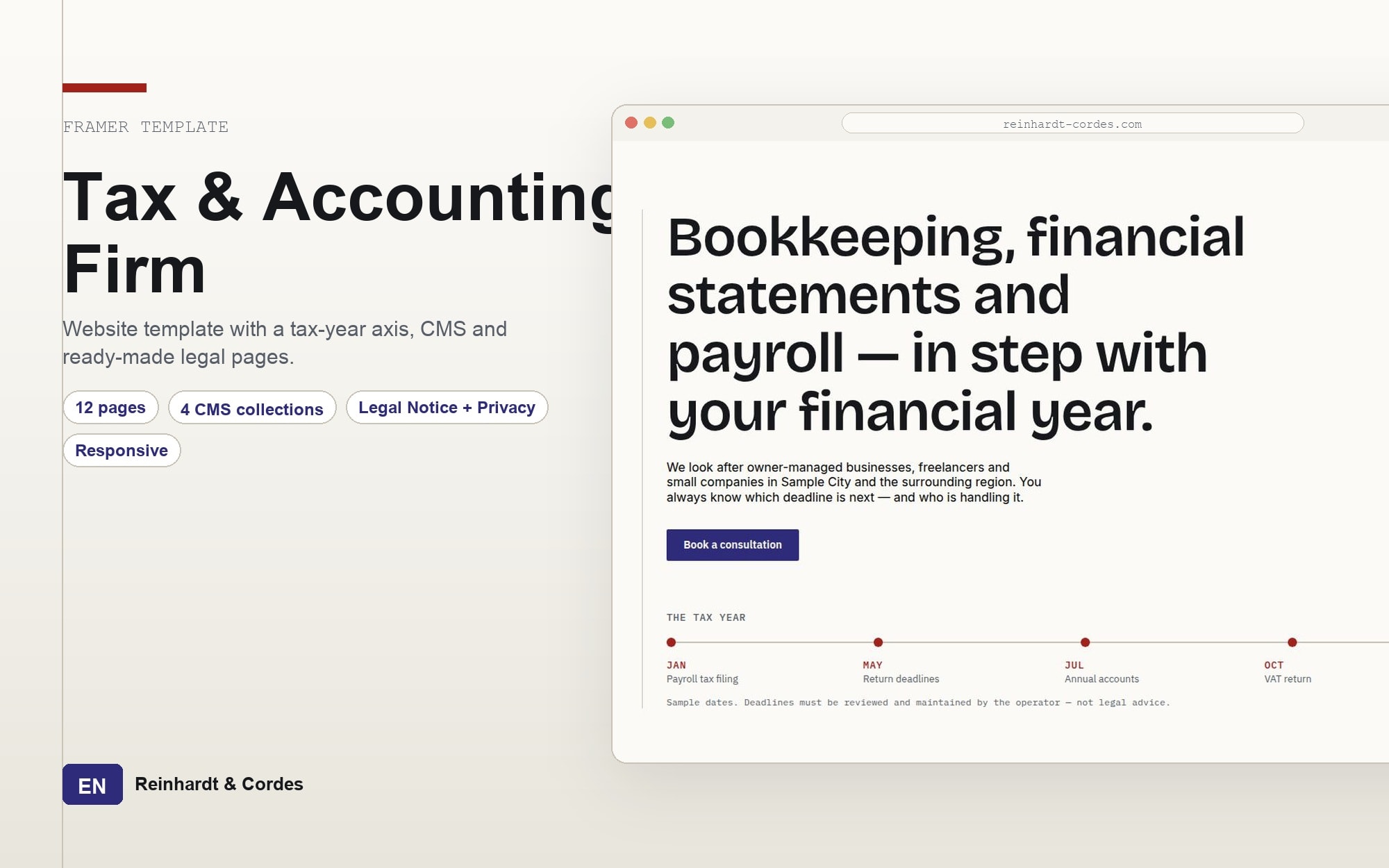 Tax Firm Template