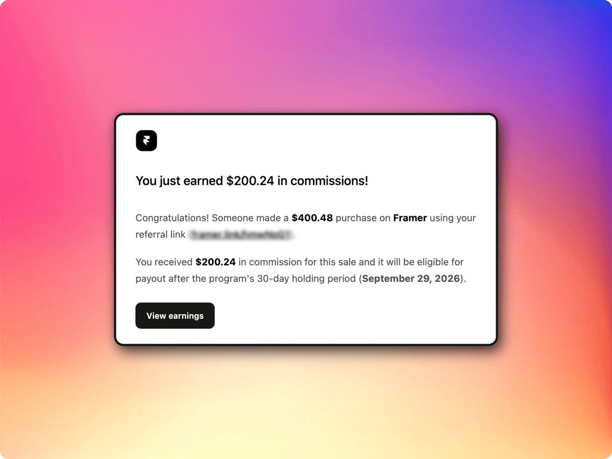 My fastest-ever framer commission! I only started learning Framer a few months ago, and most of what I’ve learned has come from this amazing community. This is just the beginning!