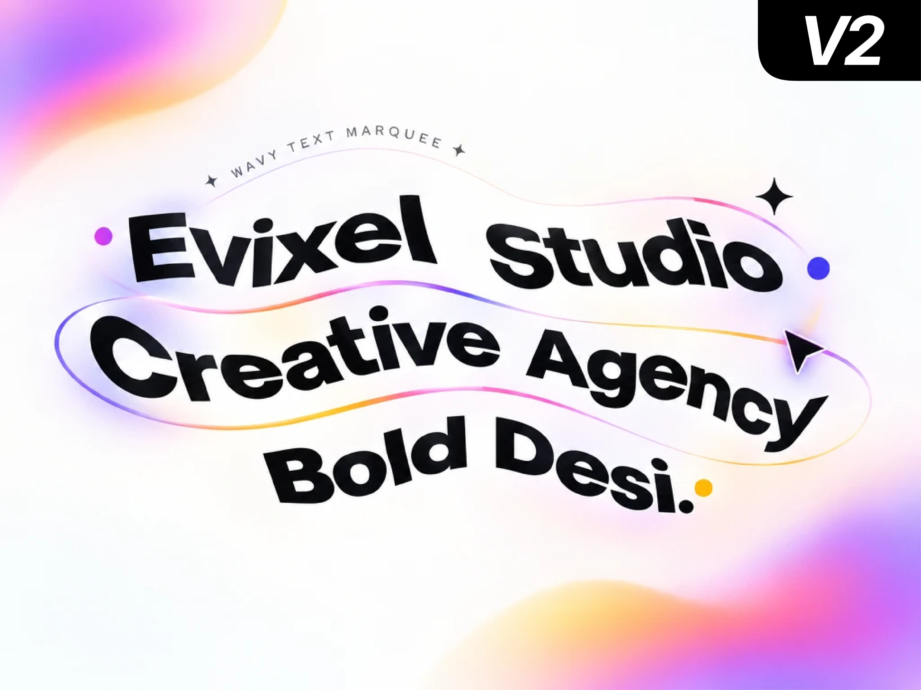 Wavy Text Marquee
