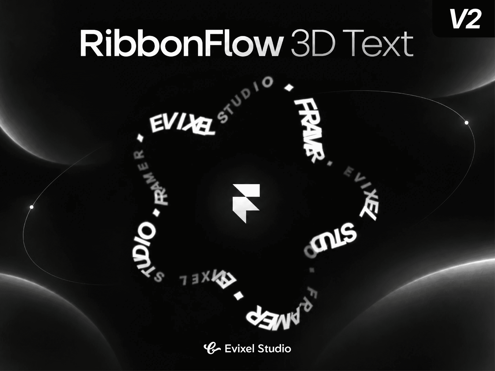 RibbonFlow 3D Text