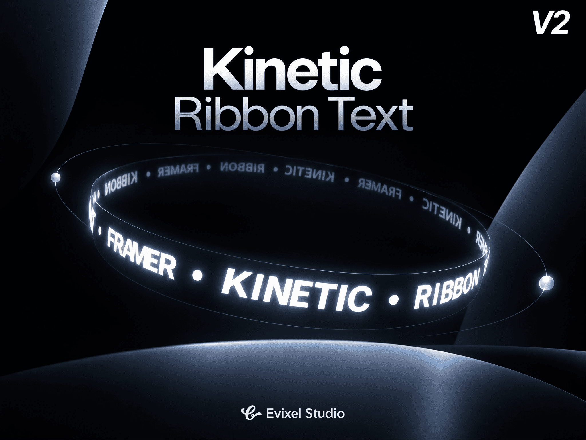 Kinetic Ribbon Text
