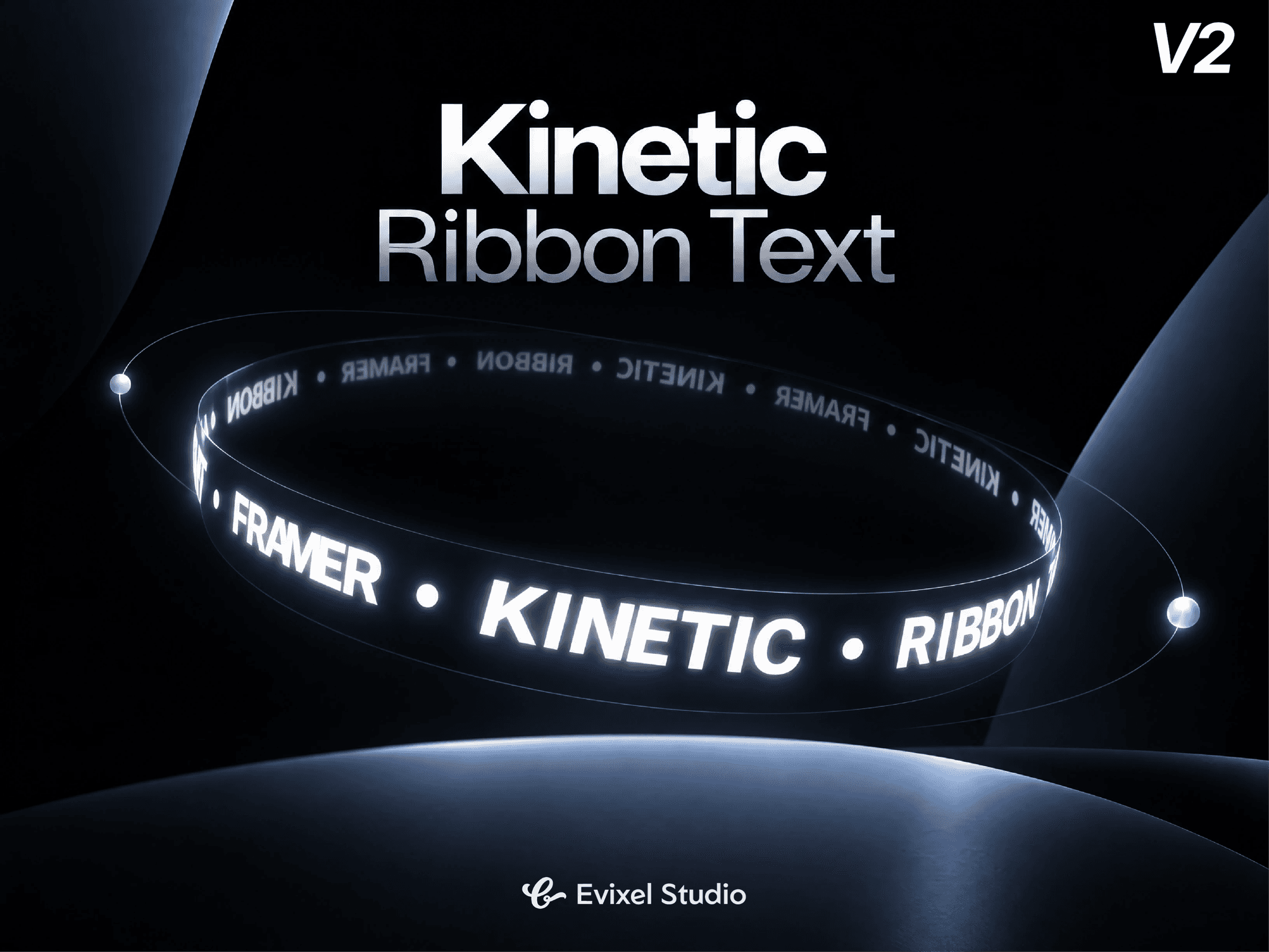 Kinetic Ribbon Text