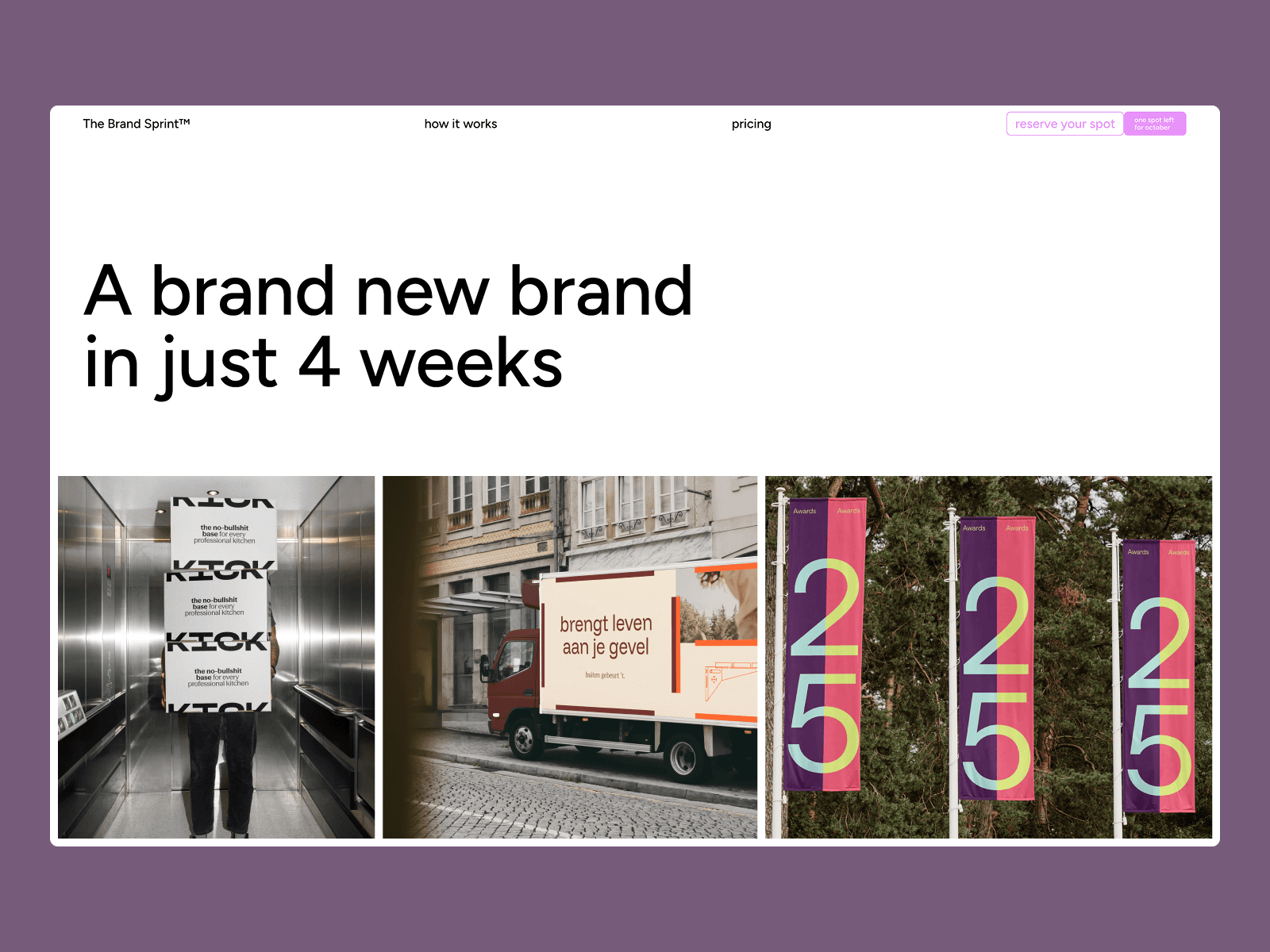 The Brand Sprint