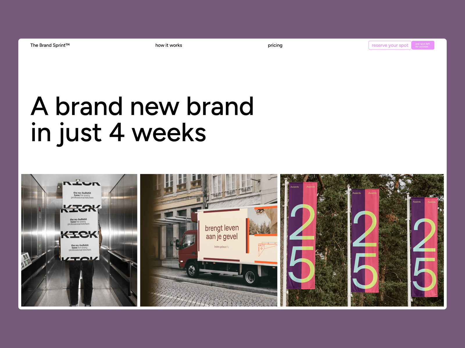 The Brand Sprint