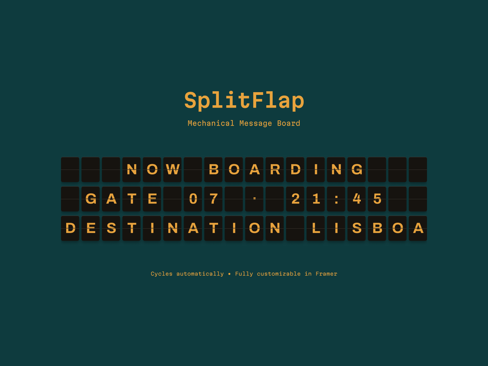 SplitFlap