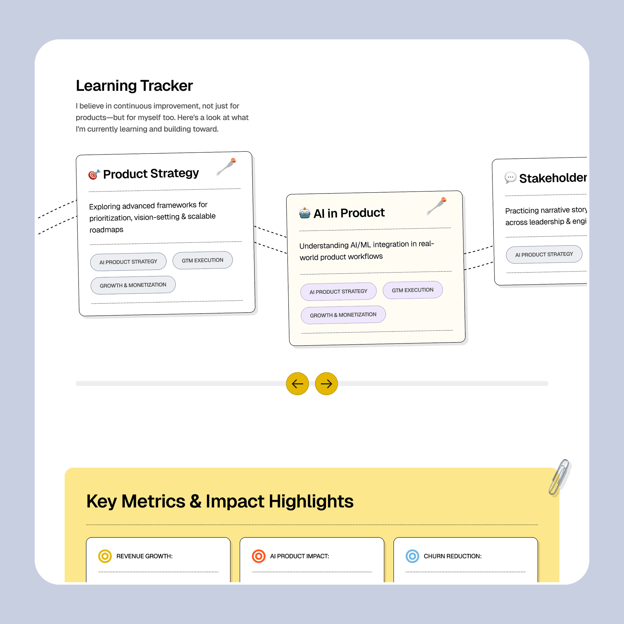 Stack: PM-folio