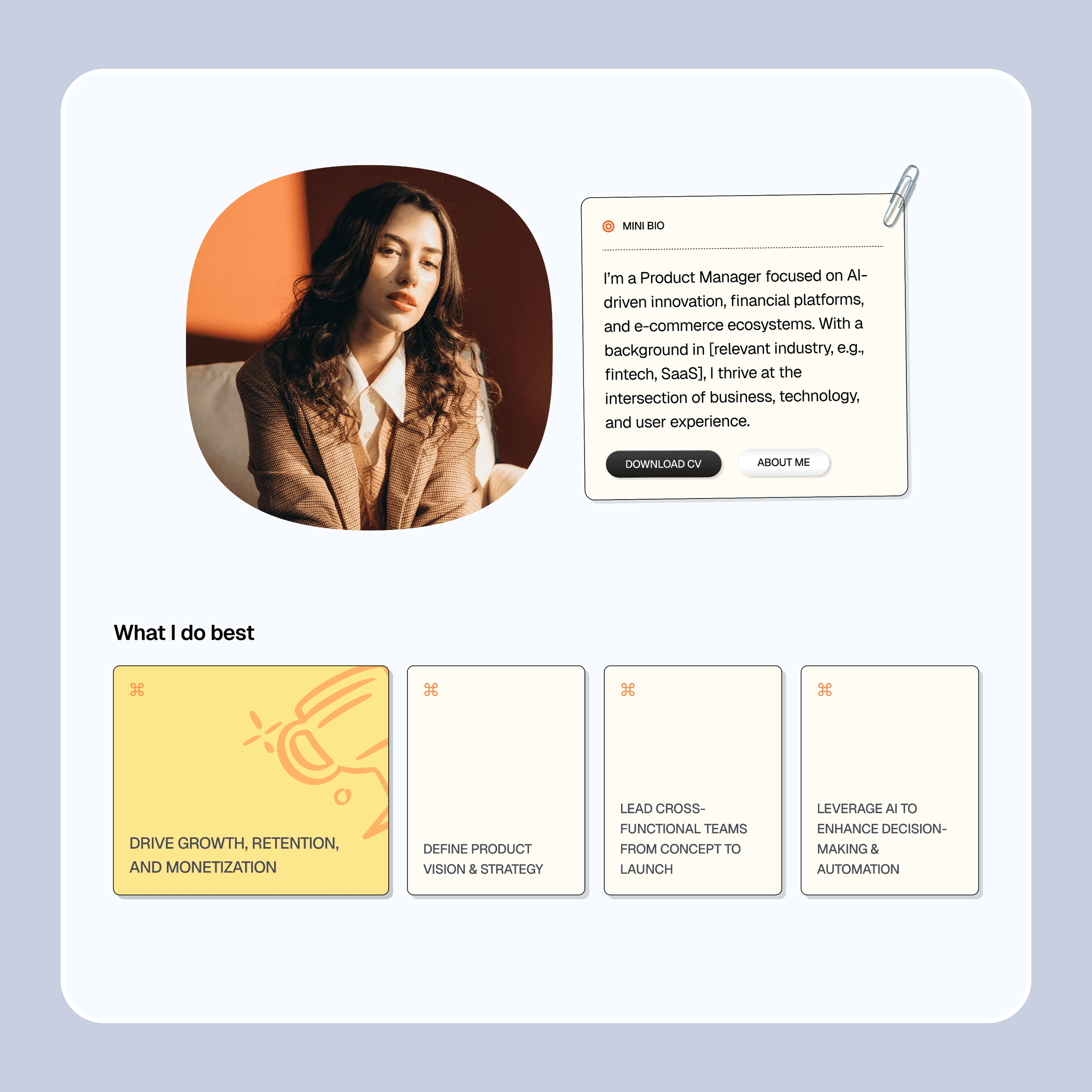 Stack: PM-folio